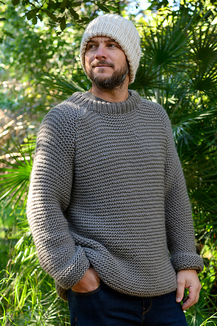 Knitting Patterns Galore - Garter Stitch Sweater