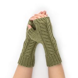 The Thicket fingerless gloves