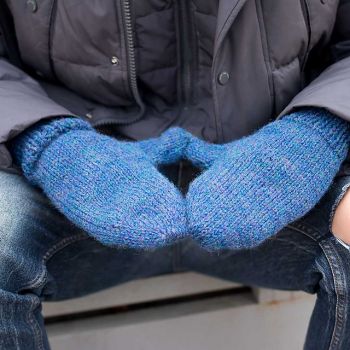 Flat Men's Mittens