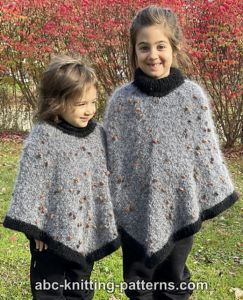 Child’s Easy Mohair Poncho