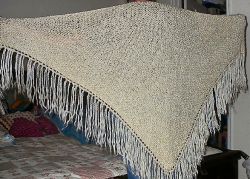 Bev's "Dishcloth" Shawl