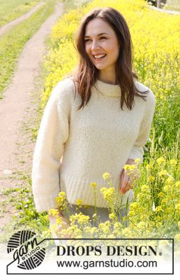 White Dandelion Sweater