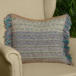 Woven Fringe Pillow