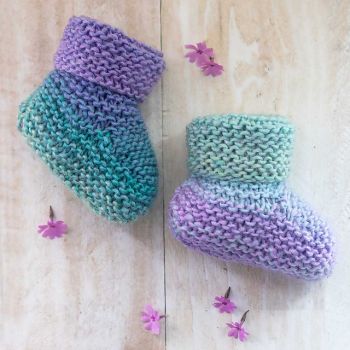 Beginner Baby Booties