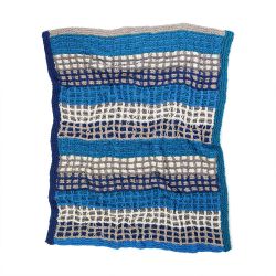 Knitting Grids Blanket