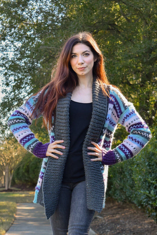 Knitting Patterns Galore - Maverick Cardigan