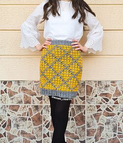 Mosaic Tiles Skirt