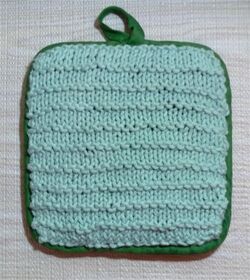 Knit Potholder 01