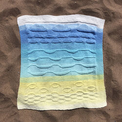 Sunny Baby Beach Blanketscape