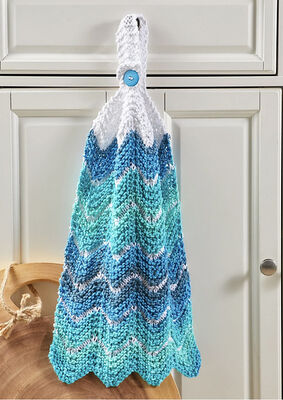 Chevron Striped Kitchen Towel