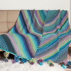Two Panel Bias Knit Blanket