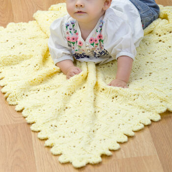 Eyelet Baby Blanket