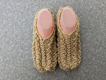 Two Needles Popcorn Socks