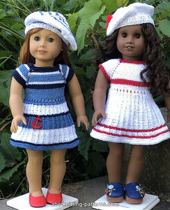 Summer in the Hamptons Dress for 18-inch Dolls