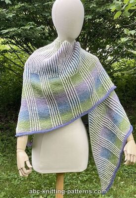 Cityscape Brioche Shawl