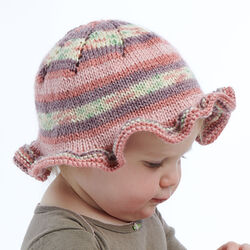 Ruffle Baby Hat