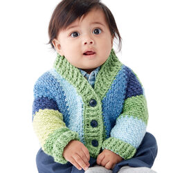 Shawl Collar Baby Cardigan