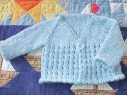 Baby Eyelet Cardi