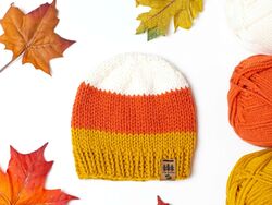 Sweet Candy Corn Halloween Hat