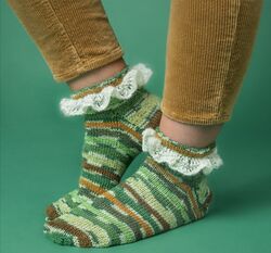 Frigg Short Socks With Ruffles