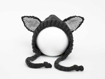 Cat Ears Pixie Bonnet
