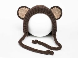 Bear Ears Pixie Bonnet Hat