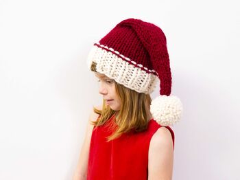 Christmas Santa Chunky Stocking Hat