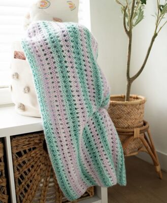 Minna Garter Eyelet Blanket