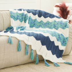 Forever Fleece Chevron Blanket