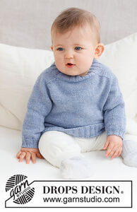 Blue Pebbles Baby Sweater