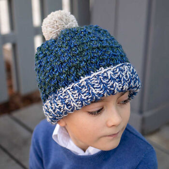 Knitting Patterns Galore - Kids Double Strand Hat