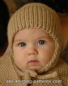 Ribbed Baby Earflap Hat