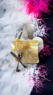 One Piece Dishcloth and Coasters