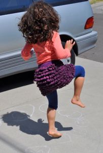 Flouncy Ruffled Girl's Skirt