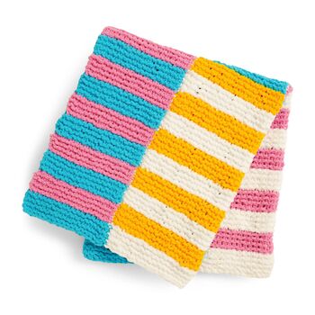 Striping Panels Baby Blanket