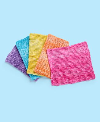 Easy Garter Dishcloth