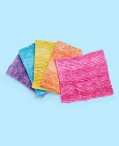 Easy Garter Dishcloth