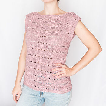 Knitting Patterns Galore - Summer Breeze Top