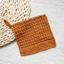 Cilantro Dishcloth