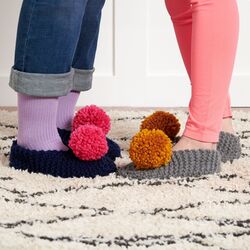 Beginner Toasty Toes Garter Stitch Slippers