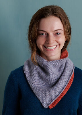 Knitting Patterns Galore - Reversible Cross-Collar Cowl