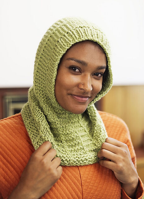 Knitting Patterns Galore - Warm Winter Hood