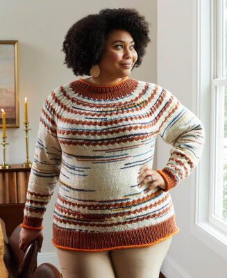 Chevron Yoke Pullover