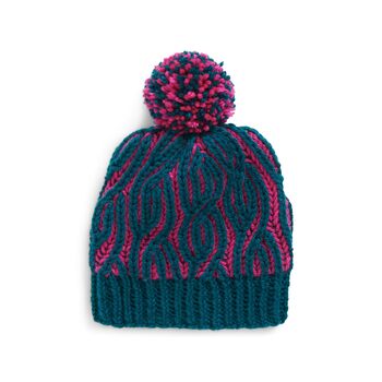 Brioche Cables Hat