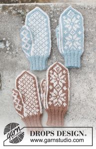 Snow Flake Mittens