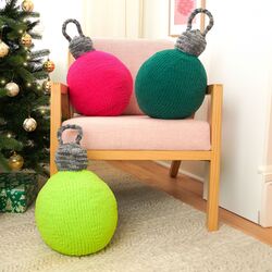 Jolly Bauble Pillow