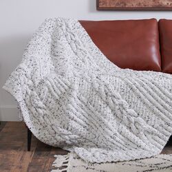 Horseshoe Cable and Ribs Blanket