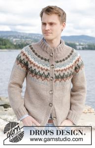 Knitting Patterns Galore - Autumn Reflections Cardigan