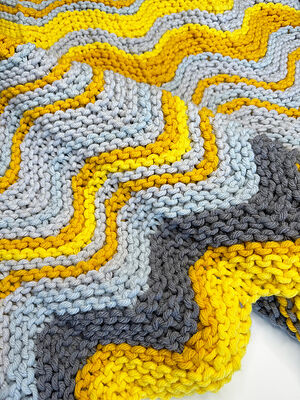 Chevron Temperature Blanket