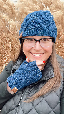 Take a Look Fingerless Mittens